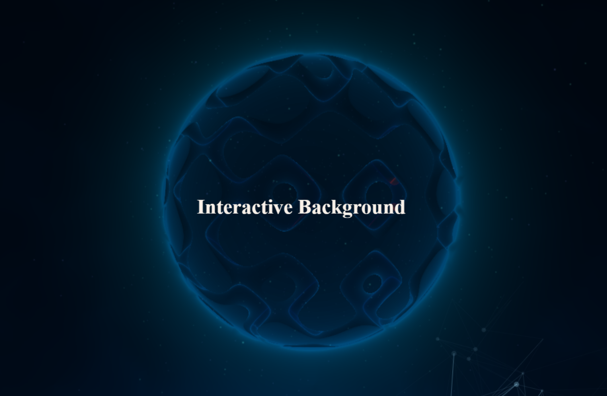 Interactive Background Project