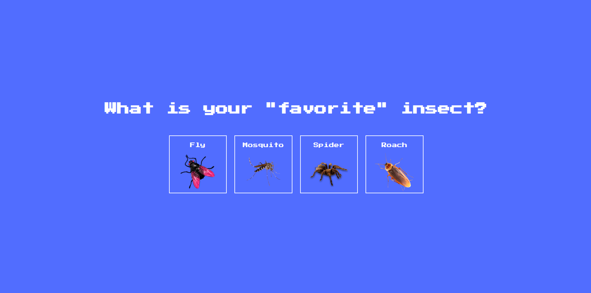 Insect Catch Game